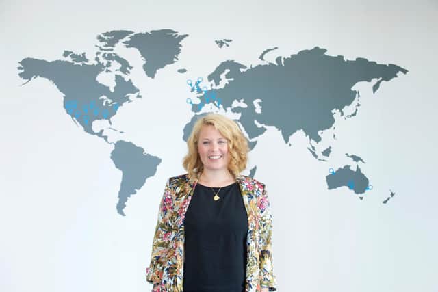 Leah Hutcheon, founder and chief executive of Edinburgh-based Appointedd, which has seen global success. Picture: Scottish Enterprise/Rob McDougall
