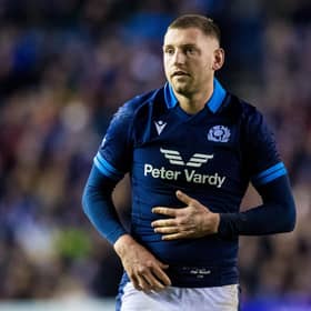 Scotland fly-half Finn Russell is said to be in 'advanced talks' with Premiership side Bath. (Photo by Ross Parker / SNS Group)