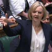 Prime Minister Liz Truss speaks during Prime Minister's Questions in the House of Commons, London. Picture: PA