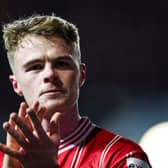 Bristol City's Scotland Under-21 striker Tommy Conway is pushing for a call-up to the senior squad. (Photo by ADRIAN DENNIS/AFP via Getty Images)