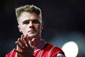 Bristol City's Scotland Under-21 striker Tommy Conway is pushing for a call-up to the senior squad. (Photo by ADRIAN DENNIS/AFP via Getty Images)