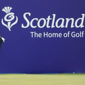 Hideki Matsuyama made his debut in the Scottish Open at Gullane in 2018. Picture: Andrew Redington/Getty Images.