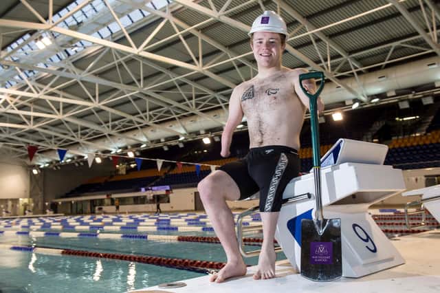 Andrew Mullen is setting his sights on Paralympics gold thanks to sponsorship support from Scottish housebuilder Mactaggart & Mickel.