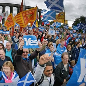 15,000 people are expected to take part in the independence march and rally. Image: Jeff J Mitchell/Getty Images.