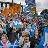 15,000 people are expected to take part in the independence march and rally. Image: Jeff J Mitchell/Getty Images.