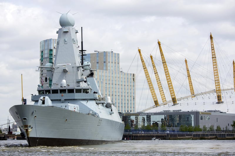 May 2016. The Royal Navy’s newest operational warship HMS Duncan sailed up the Thames into London for the first of three visits in both the United Kingdom and Germany to mark the centenary of the Battle of Jutland.