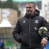 Head coach Franco Smith will lead Glasgow Warriors in their Challenge Cup quarter-final against Lions. (Photo by Ross MacDonald / SNS Group)