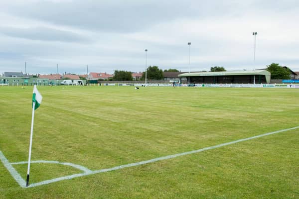 Victoria Park, the home of Highland League champions Buckie Thistle. (Photo by Craig Brown / SNS Group)