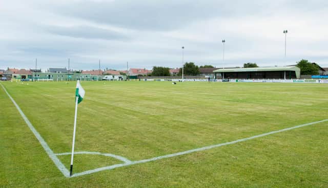 Victoria Park, the home of Highland League champions Buckie Thistle. (Photo by Craig Brown / SNS Group)
