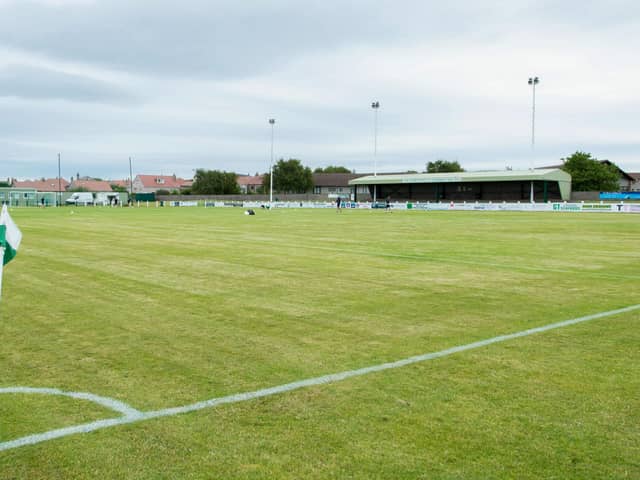 Victoria Park, the home of Highland League champions Buckie Thistle. (Photo by Craig Brown / SNS Group)