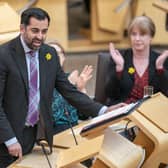 Minister for Health and Social Care Humza Yousaf before the start of First Minster's Questions (FMQs) in the main chamber of the Scottish Parliament in Edinburgh. Jane Barlow/PA Wire