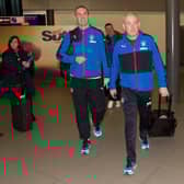 Mark Warburton (right) and assistant David Weir spent 20 months at Rangers. Picture: SNS