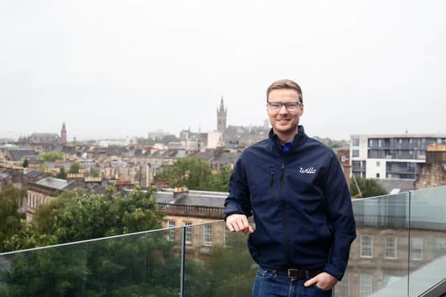 Euan Cameron, CEO and founder of Scottish tech start-up Willo.