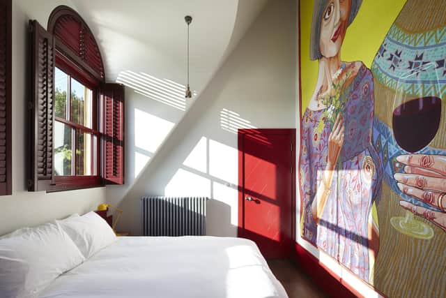 Inside Grayson Perry's House for Essex, featuring a painting of Julie Cope © Jack Hobhouse