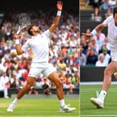 Novak Djokovic will face Cameron Norrie in the Wimbledon 2022 men's singles semi-final today (Getty Images)