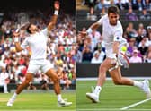 Novak Djokovic will face Cameron Norrie in the Wimbledon 2022 men's singles semi-final today (Getty Images)
