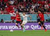 Johnston impressed despite Canada going down 1-0 to Belgium. (Photo by JACK GUEZ / AFP) (Photo by JACK GUEZ/AFP via Getty Images)