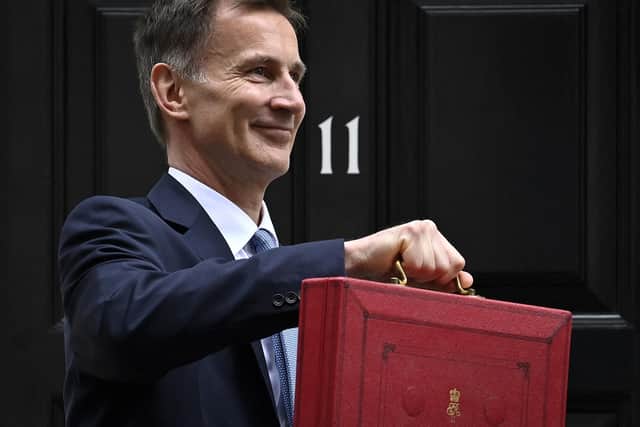 What will Chancellor Jeremy Hunt produce from his red Budget box on 6 March? (Picture: Justin Tallis/AFP via Getty Images)