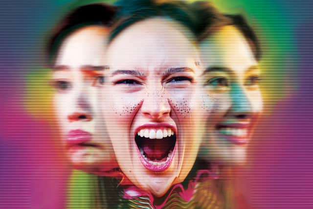 Yana Harris stars as an AI learning about life in Stellar Quines' new show