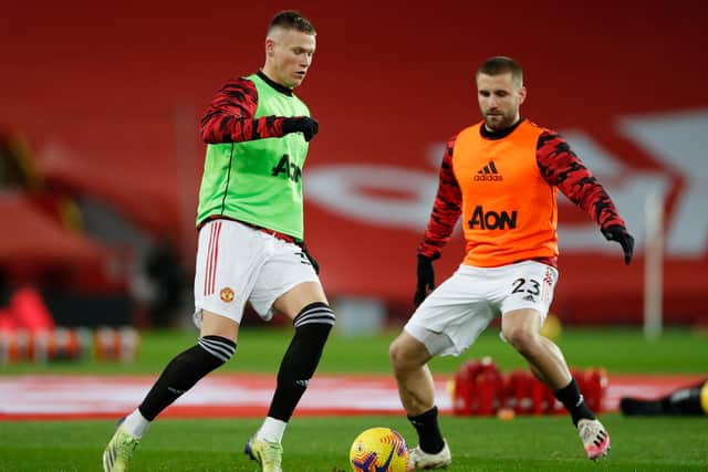 McTominay has been exchanging banter with Man Utd team-mate and England left-back Luke Shaw.