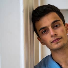 Medical student Lewis O'Connor thought working for the NHS would make him feel superhuman but shifts on a Covid ward leave him exhausted (Picture: Courtesy Lewis O'Connor)