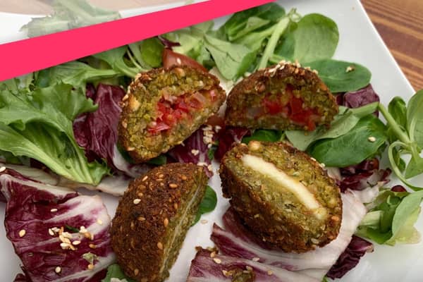 Stuffed falafel