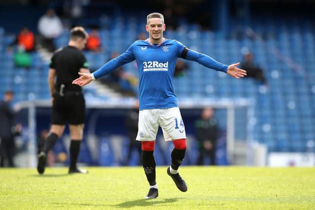 Ryan Kent of Rangers. (Photo by Ian MacNicol/Getty Images)