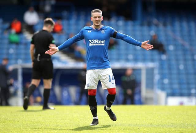 Ryan Kent of Rangers. (Photo by Ian MacNicol/Getty Images)