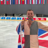 Adult international skater Mika Bosphore-Ward is having to travel to England to skate while his home rink - Murrayfield in Edinburgh - remains closed.