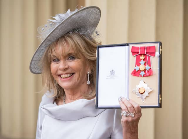 Dame Ann Gloag after being made a Dame Commander at an investiture ceremony at Buckingham Palace in 2019. The Stagecoach founder  "strongly disputes the malicious allegations" made against her after being charged with human trafficking offences. PIC: Dominic Lipinski/PA Wire .