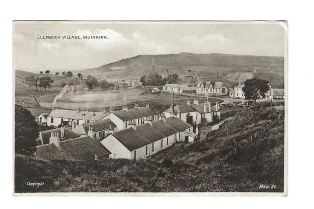 A postcard from Glenbuck village. PIC: Donated by Bill Mathie from the Cameron family collection.