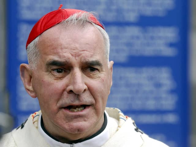Cardinal Keith O'Brien. Picture: Jane Barlow