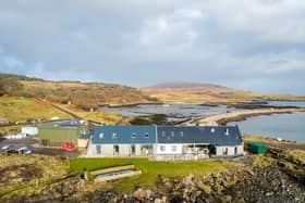 An Laimhrig, a new community and visitor centre in Eigg, will be officially opened tomorrow (Monday) following completion of the 10-year project. PIC: Contributed.