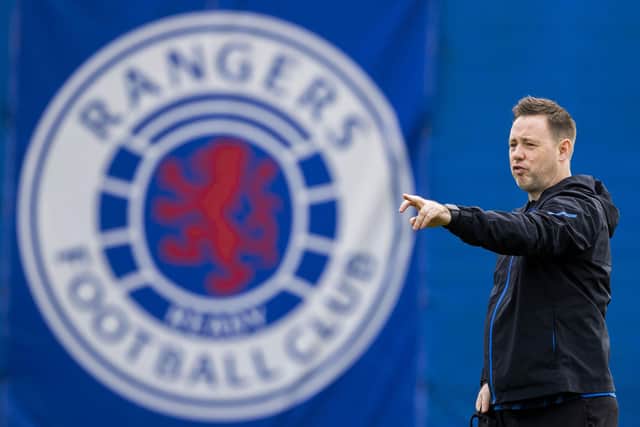 Rangers manager Michael Beale was in Rome last week.