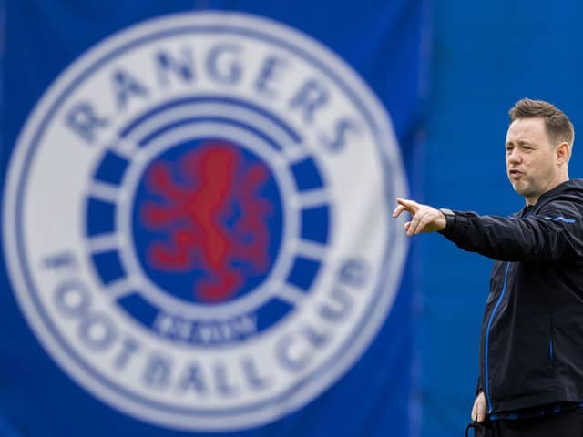 Rangers manager Michael Beale was in Rome last week.