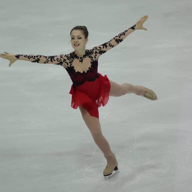 Valeriia Yas used to compete in international adult figure skating competitions.