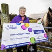 Hannah Dewar (79), known to everyone as ‘Val’, is still pinching herself after winning the fabulous prizes on the cars and cash national lottery scratchcard last week.