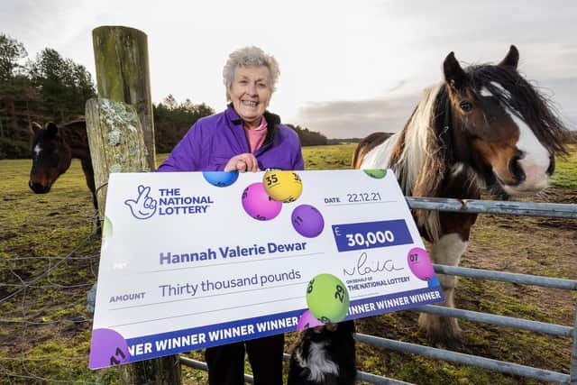 Hannah Dewar (79), known to everyone as ‘Val’, is still pinching herself after winning the fabulous prizes on the cars and cash national lottery scratchcard last week.