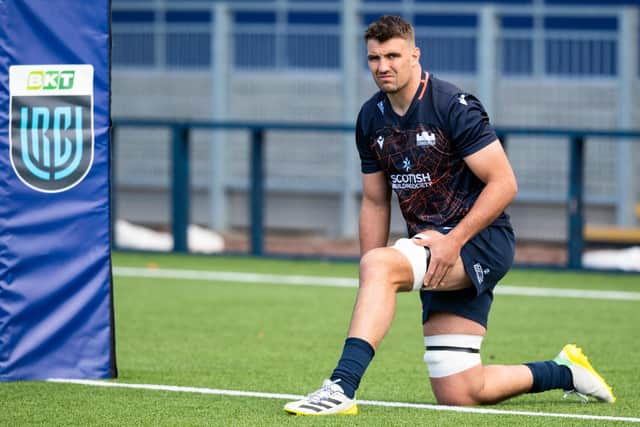 Sam Skinner has signed a new two-year contract with Edinburgh Rugby.  (Photo by Ross Parker / SNS Group)