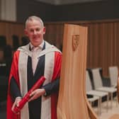 Mark Logan was awarded his honorary degree from Robert Gordon University (RGU) this week during a festive graduation ceremony.
