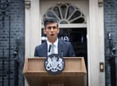 Prime Minister Rishi Sunak makes the first speech of his premiership outside 10 Downing Street. Picture: Stefan Rousseau/PA Wire