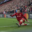 Andy Robertson in action for Liverpool against Villarreal in the Champions League. Could he be crowned the best in the English Premier League?