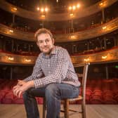 Playwright David Greig said he found the process of writing his first novel as "liberating" and a contrast to the constraints of theatre. PIC: Aly Wight.