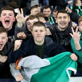 These Hibs fans enjoyed the victory over Rangers - but how many of them will be able to get tickets for the final?