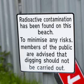 Part of the foreshore at Dalgety Bay has been off limits to the public since 2011 due to the health risks posed by radioactive debris