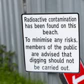 Part of the foreshore at Dalgety Bay has been off limits to the public since 2011 due to the health risks posed by radioactive debris