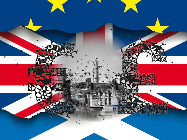 One of the main arguments against independence is what currency Scotland would use (Graphic: Mark Hall/JPI Media)