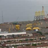 The BiFab plant in Methil missed out on a major contract to contribute to the construction of the Neart Na Gaoithe wind farm a few miles off the Fife coast (Picture: PA)