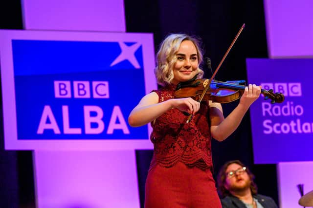 Fiddler Eryn Rae. Picture: Alan Peebles