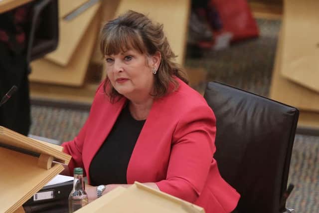 Transport Secretary Fiona Hyslop (Photo by Fraser Bremner - Pool/Getty Images)